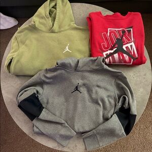Boys Jordan Sweat Shirts Bundle Size 12-13